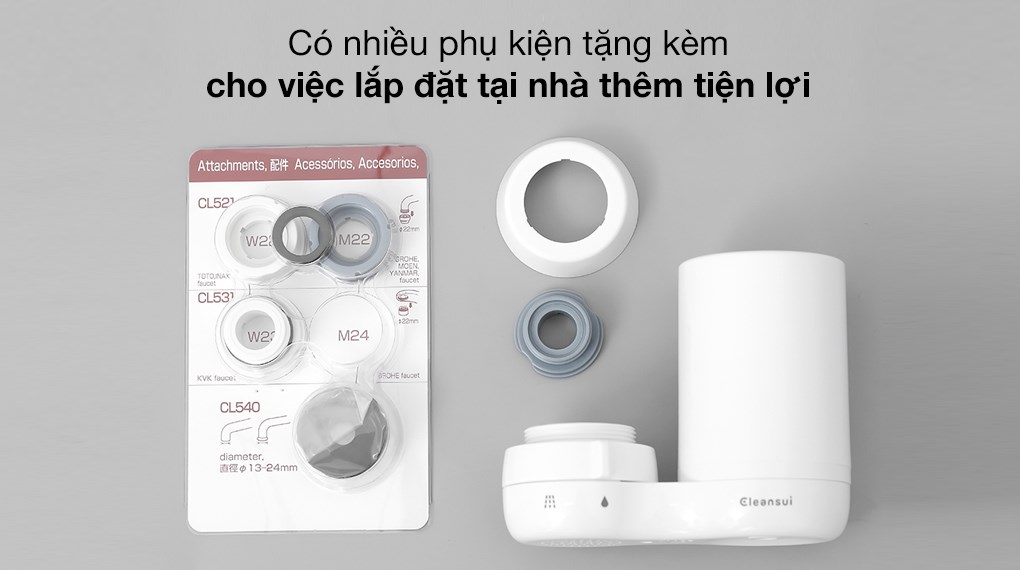 Thiết bị lọc nước tại vòi Mitsubishi Cleansui EF401