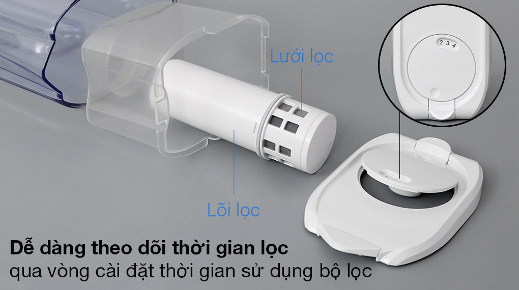 Bình lọc nước cầm tay Mitsubishi Cleansui 2.2 lít EJ103