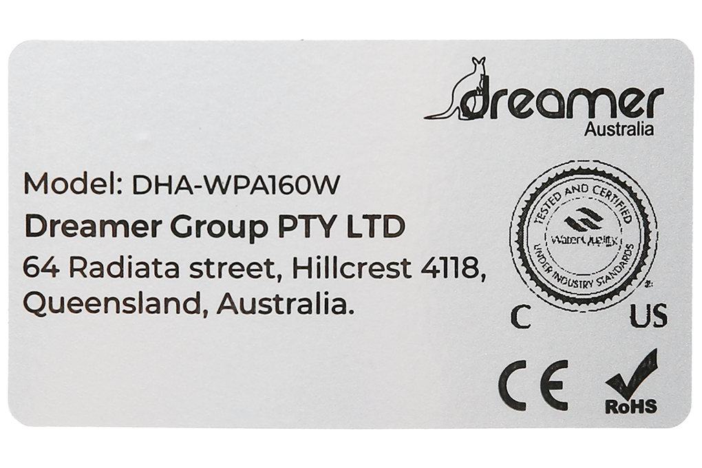 Siêu thị máy lọc nước ion kiềm Dreamer DHA-WPA160W