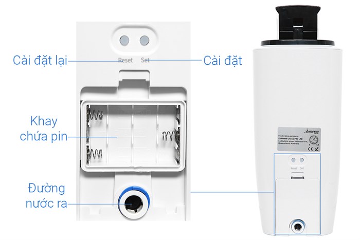 Máy lọc nước ion kiềm Dreamer DHA-WPA160W Màu Trắng