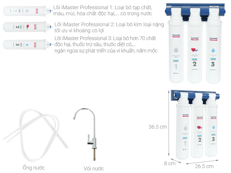 Thiết bị lọc nước phức hợp Complex BWT Barrier iMaster L