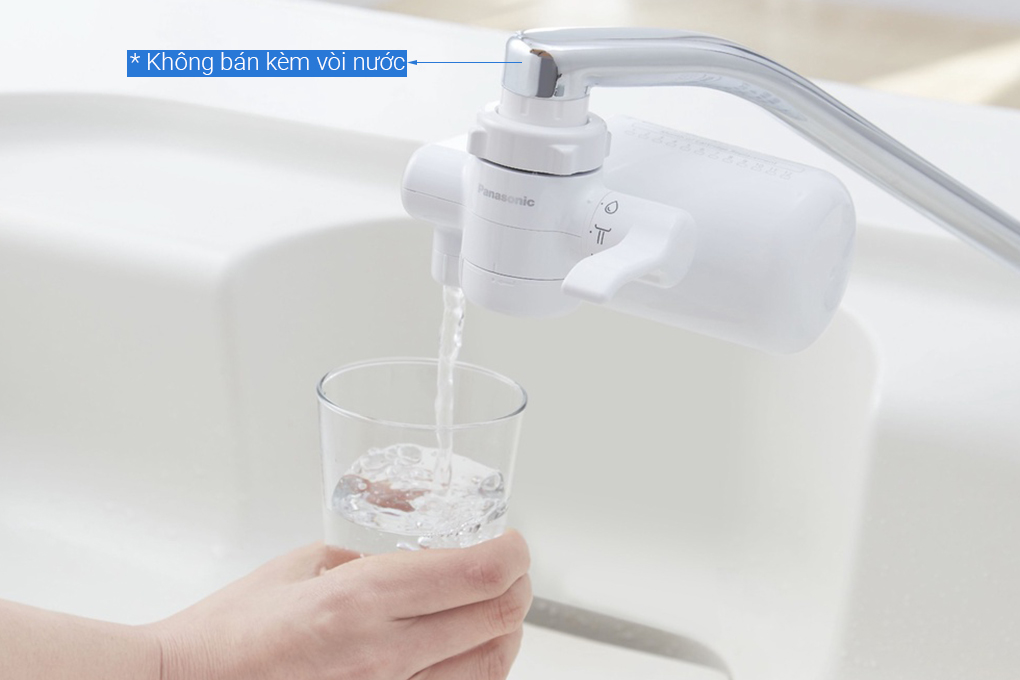 Thiết bị lọc nước tại vòi Panasonic TK-CJ300 Màu Trắng