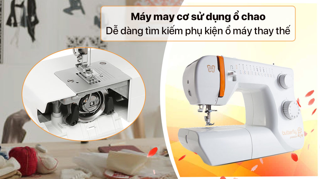 Máy may cơ gia đình Butterfly JH5823A - Ổ chao