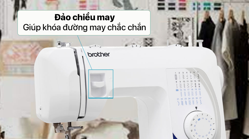 Máy may Brother GS2700 - May đảo chiều