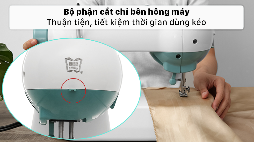 Máy may Butterfly JHQ3010 - Cắt chỉ bên hông