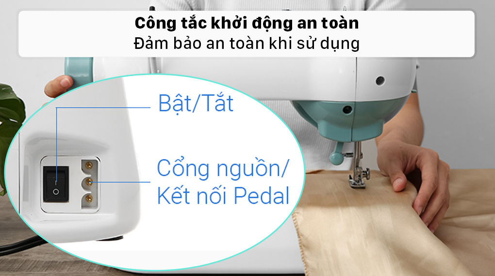 Máy may Butterfly JHQ3010 - Công tắc an toàn