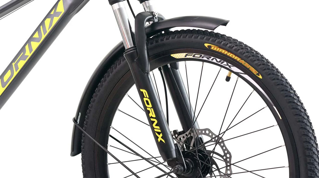 Xe đạp địa hình MTB Fornix X24 Vàng có bánh xe 24 inch