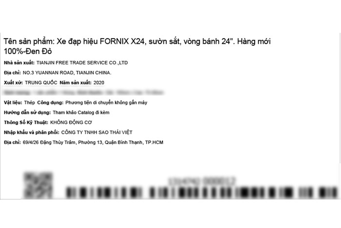 Xe Đạp Địa Hình MTB Fornix X24 24 inch