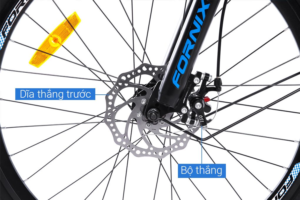 Xe đạp địa hình MTB Fornix X26 26 inch Màu Đen - xanh dương