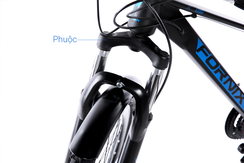 Xe đạp địa hình MTB Fornix X26 26 inch Màu Đen - xanh dương