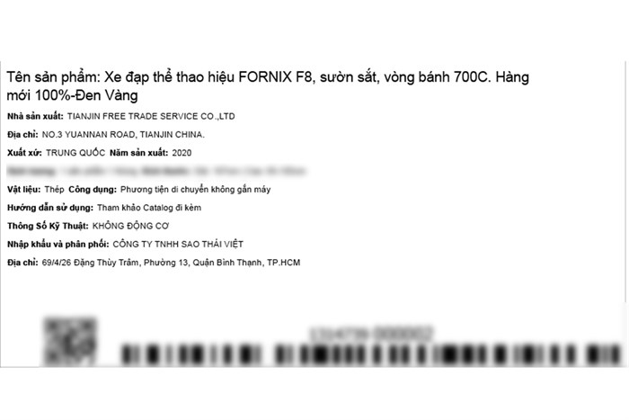 Xe Đạp Thể Thao Road Fornix F8 29 inch Màu Vàng