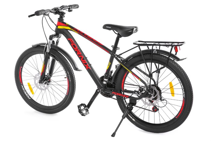 Xe Đạp Địa Hình MTB Fornix Racer 24 inch Màu Đen - Đỏ