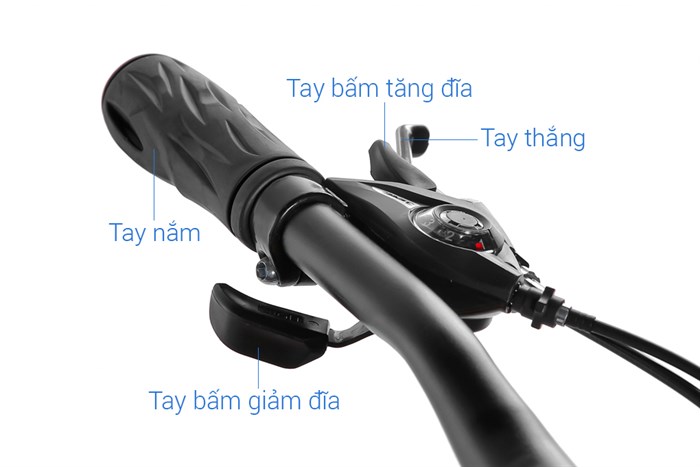 Xe Đạp Địa Hình MTB Fornix Racer 24 inch Màu Đen - Đỏ