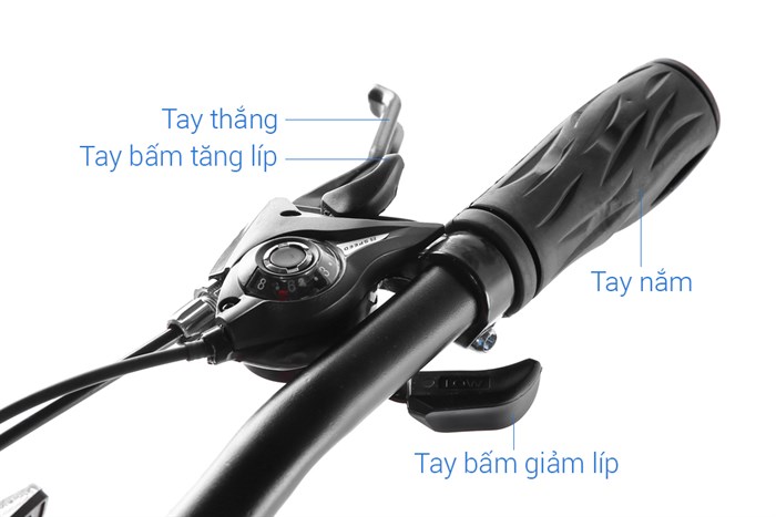 Xe Đạp Địa Hình MTB Fornix Racer 24 inch Màu Đen - Đỏ