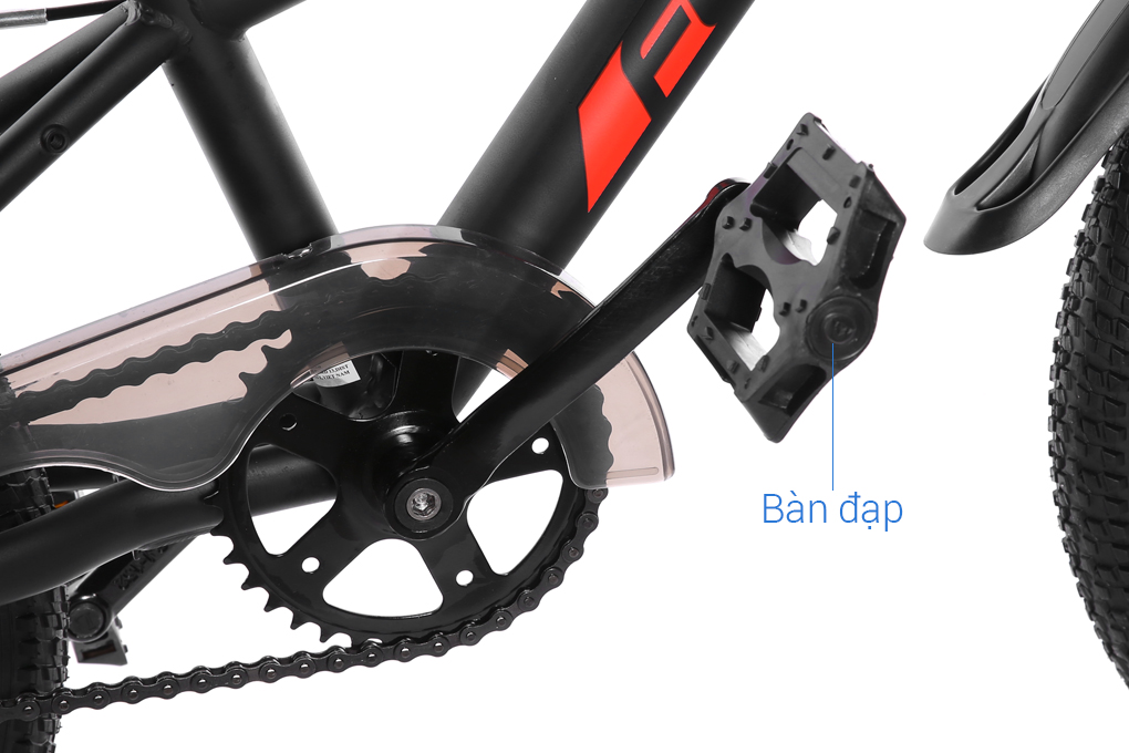 Xe Đạp Trẻ Em Fornix Rover 20 inch Màu Đen - Đỏ
