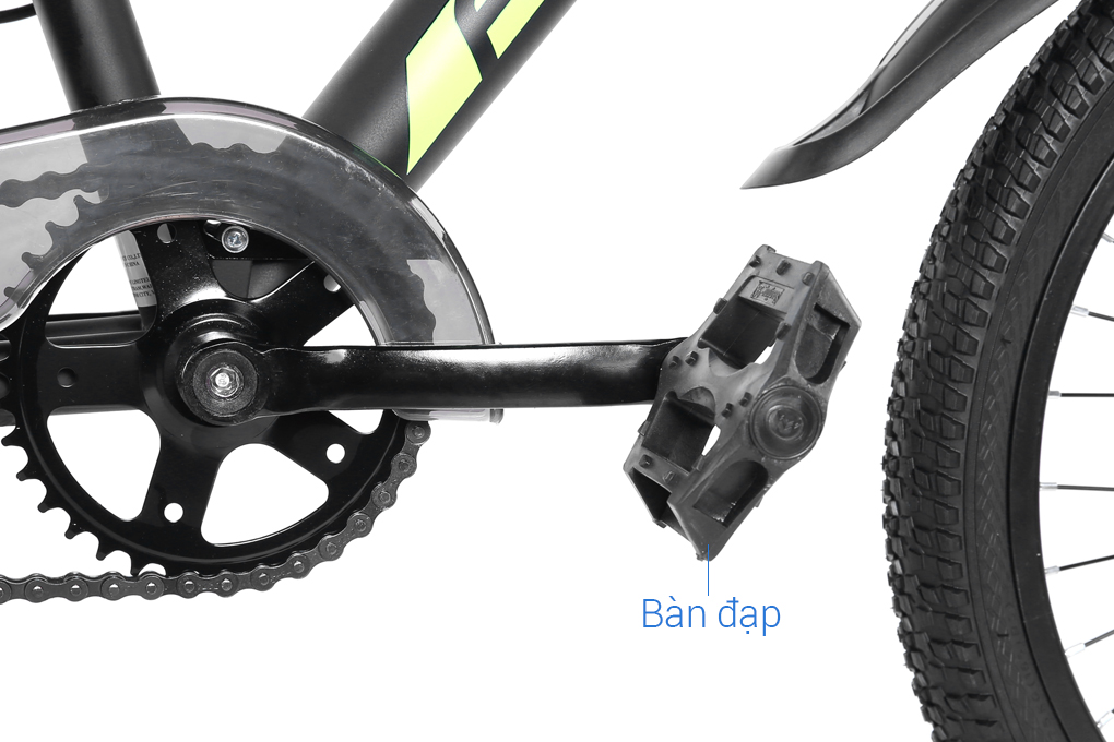 Xe Đạp Trẻ Em Fornix Rover 20 inch Màu Đen - Vàng