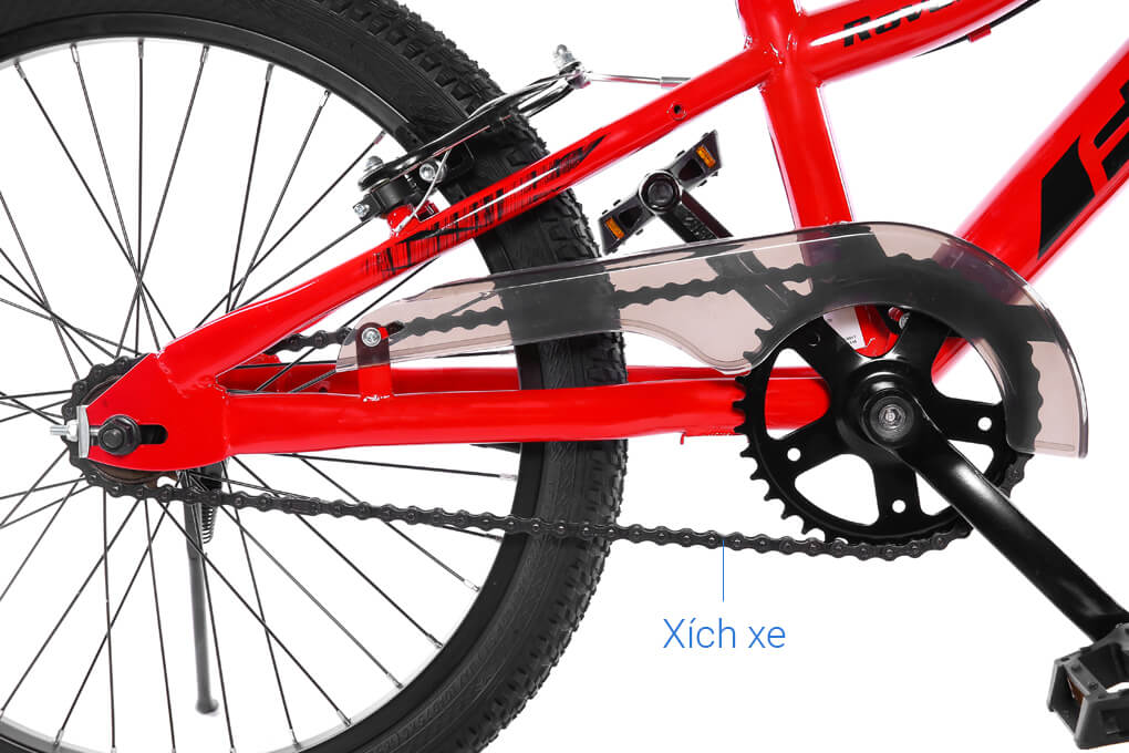 Xe Đạp Trẻ Em Fornix Rover 20 inch Màu Đỏ