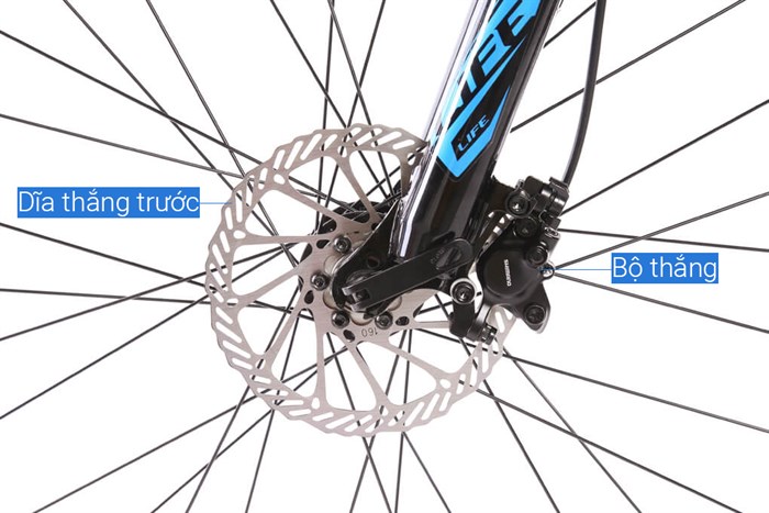 Xe Đạp Địa Hình MTB Life VIC2 26 inch Màu Xanh Dương