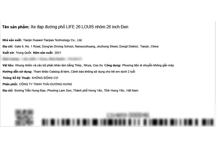 Xe Đạp Đường Phố Touring Life 26 Louis 26 inch Màu Đen