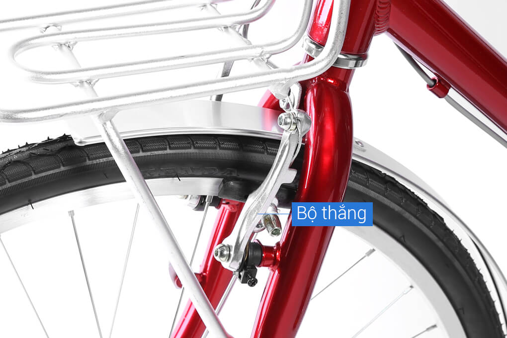 Xe Đạp Đường Phố Touring Life 26 Louis 26 inch Màu Đỏ