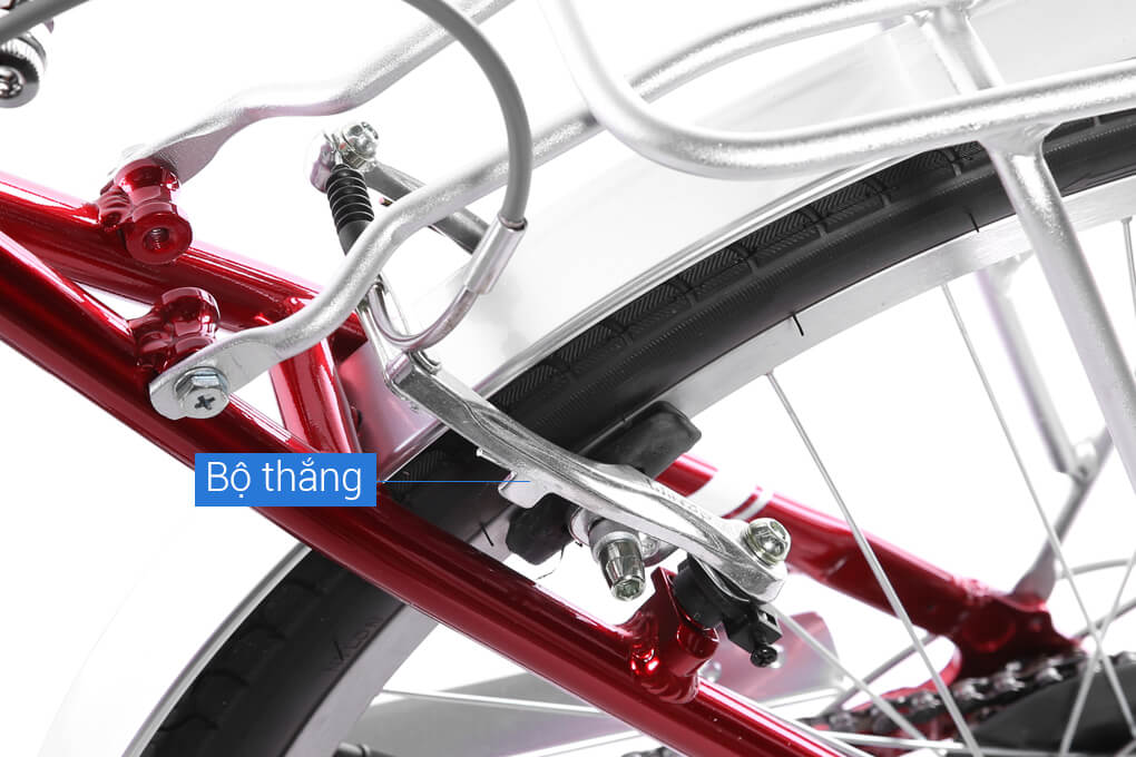 Xe Đạp Đường Phố Touring Life 26 Louis 26 inch Màu Đỏ