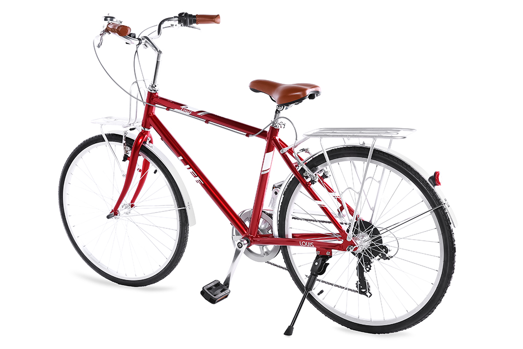 Xe Đạp Đường Phố Touring Life 26 Louis 26 inch Màu Đỏ