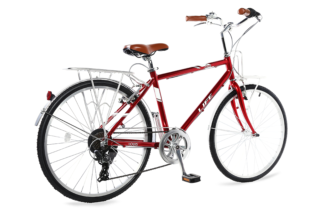 Xe Đạp Đường Phố Touring Life 26 Louis 26 inch Màu Đỏ