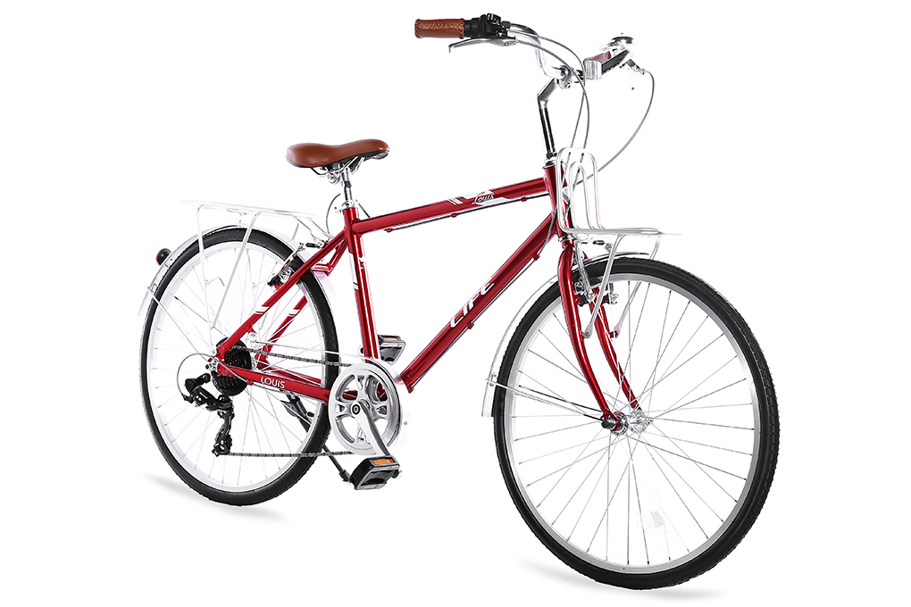 Xe Đạp Đường Phố Touring Life 26 Louis 26 inch Màu Đỏ