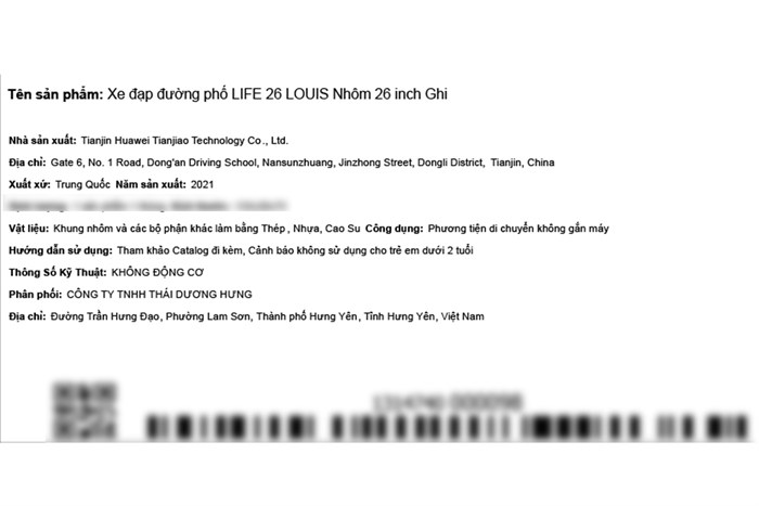 Xe Đạp Đường Phố Touring Life 26 Louis 26 inch Màu Ghi