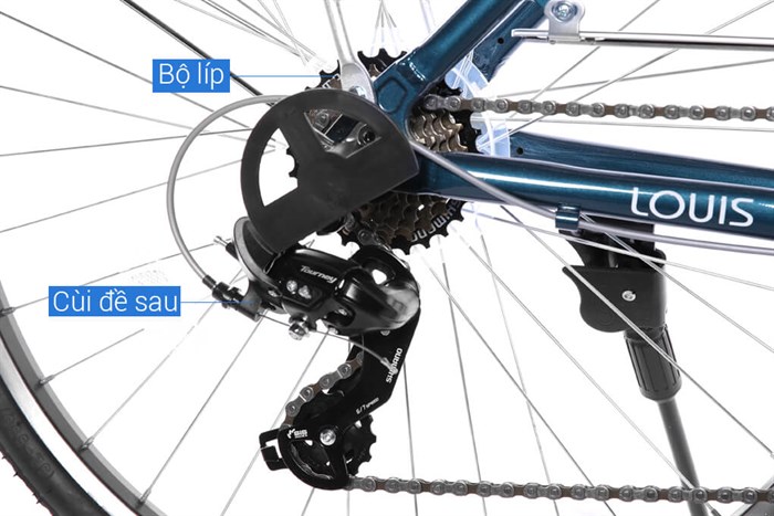 Xe Đạp Đường Phố Touring Life 26 Louis 26 inch Màu Xanh Dương