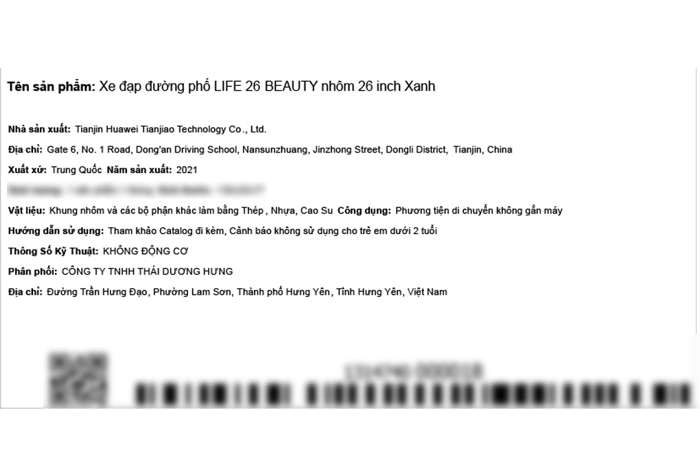Xe Đạp Đường Phố City Life 26 Beauty 26 inch