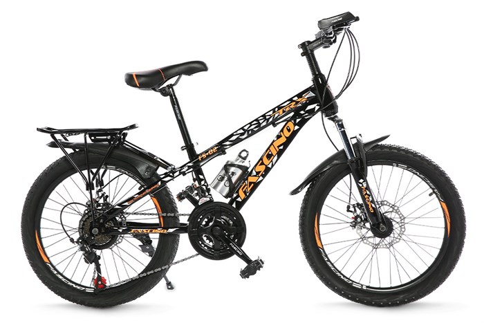 Xe Đạp Trẻ Em Fascino FS-02 20 inch Màu Đen - Cam