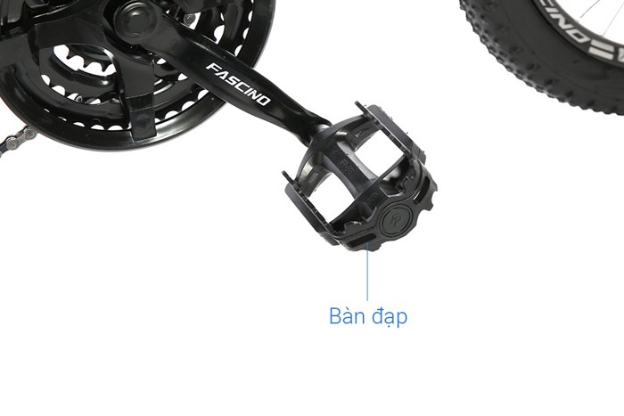 Xe Đạp Trẻ Em Fascino FS-02 20 inch Màu Đen - Cam