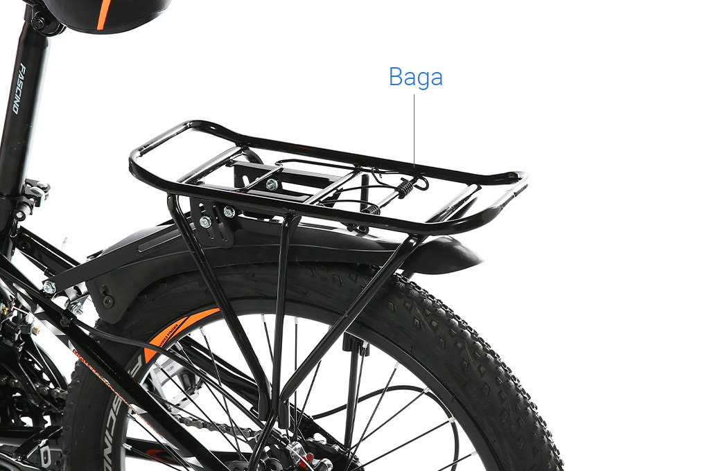 Xe Đạp Trẻ Em Fascino FS-02 20 inch Màu Đen - Cam