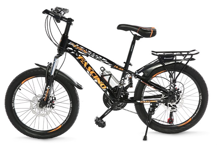Xe Đạp Trẻ Em Fascino FS-02 20 inch Màu Đen - Cam