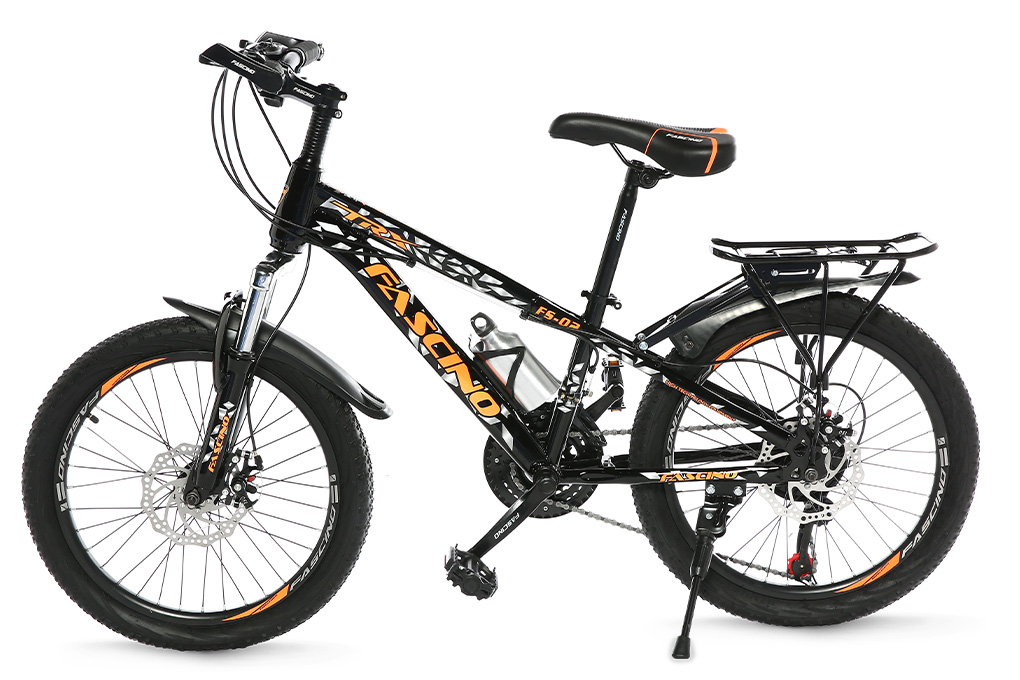 Xe Đạp Trẻ Em Fascino FS-02 20 inch Màu Đen - Cam