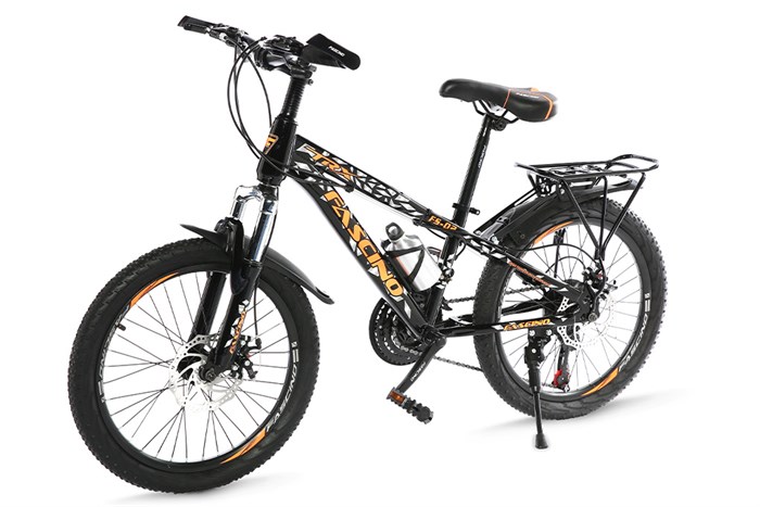 Xe Đạp Trẻ Em Fascino FS-02 20 inch Màu Đen - Cam
