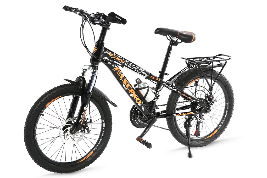 Xe Đạp Trẻ Em Fascino FS-02 20 inch Màu Đen - Cam