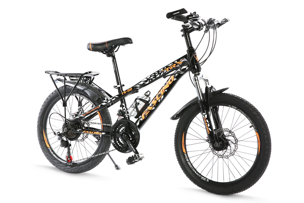 Xe Đạp Trẻ Em Fascino FS-02 20 inch Màu Đen - Cam