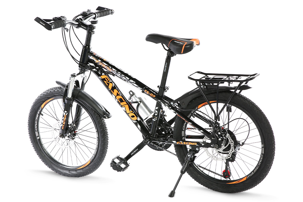 Xe Đạp Trẻ Em Fascino FS-02 20 inch Màu Đen - Cam