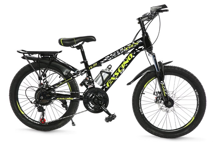 Xe Đạp Trẻ Em Fascino FS-02 20 inch Màu Đen - Xanh lá