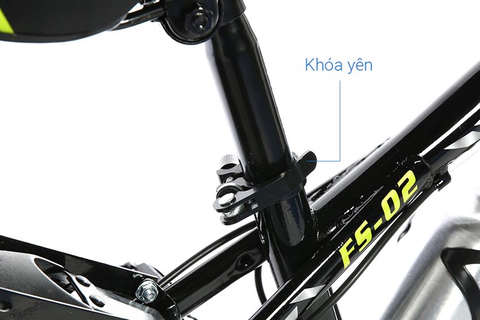 Xe Đạp Trẻ Em Fascino FS-02 20 inch Màu Đen - Xanh lá