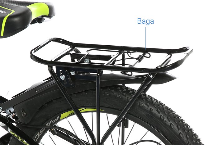 Xe Đạp Trẻ Em Fascino FS-02 20 inch Màu Đen - Xanh lá