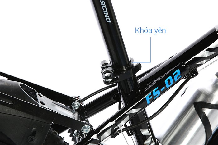 Xe Đạp Trẻ Em Fascino FS-02 20 inch Màu Đen - xanh dương