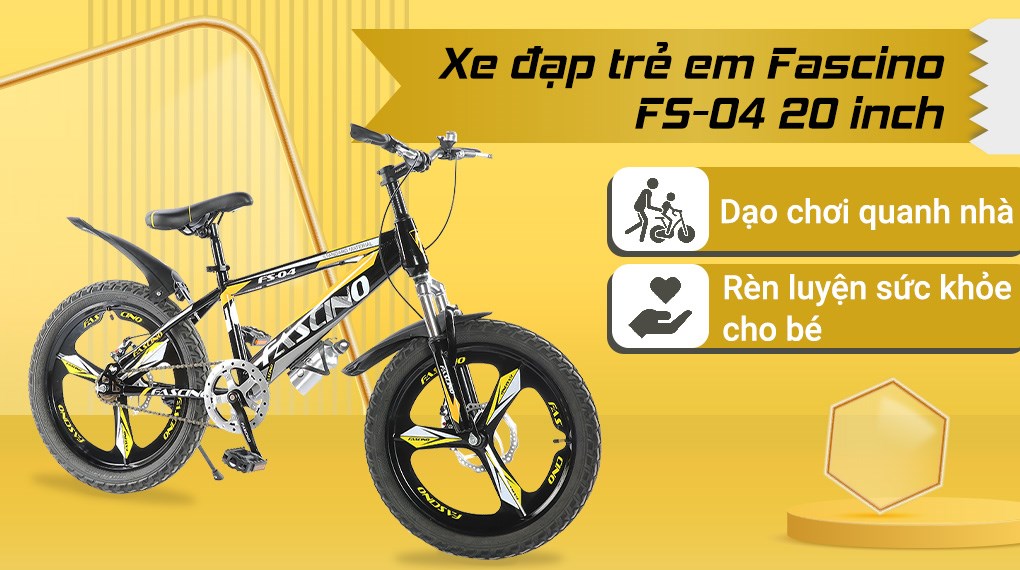 Xe Đạp Trẻ Em Fascino FS-04 20 inch