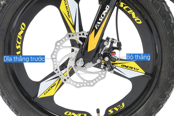 Xe Đạp Trẻ Em Fascino FS-04 20 inch Màu Vàng