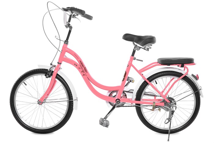 Xe Đạp Trẻ Em City Fascino FM20 20 inch Màu Hồng nhạt