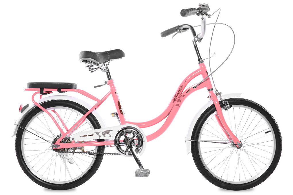 Xe Đạp Trẻ Em City Fascino FM20 20 inch Màu Hồng nhạt