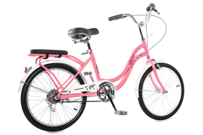 Xe Đạp Trẻ Em City Fascino FM20 20 inch Màu Hồng nhạt