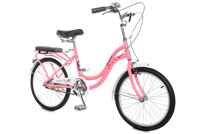 Xe Đạp Trẻ Em City Fascino FM20 20 inch Màu Hồng nhạt